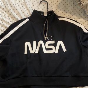 NASA cropped quarter-zip